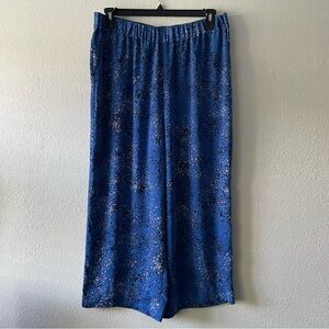 Madison Grey Wide Leg Pants Women’s Size CL Blue Flowy Wide Leg Pants Stretch